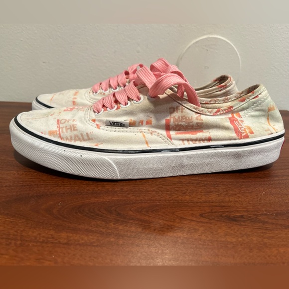 Vans women Dolen sneakers Shoes with Pink Laces size 11 - Picture 3 of 8